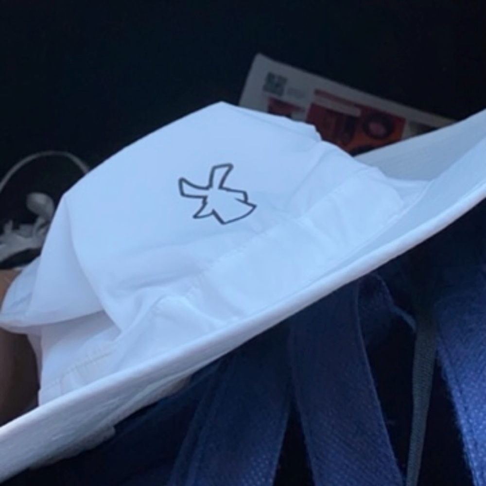 White Dutch Bros Sun Hat